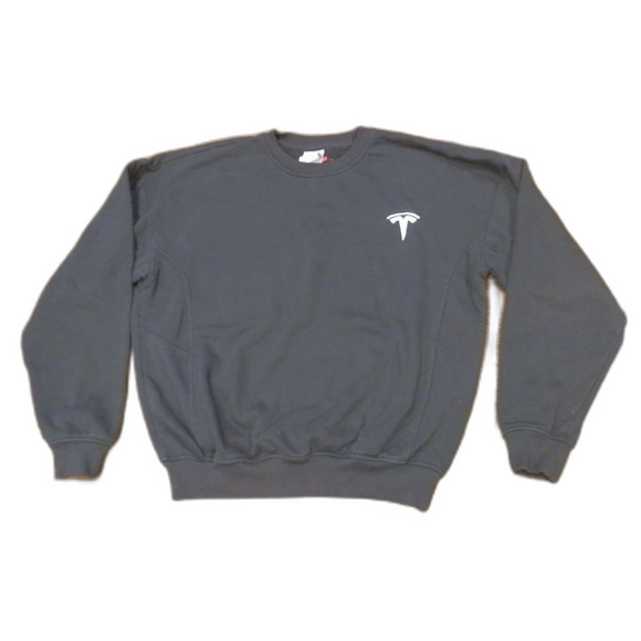 Tesla Black Sweatshirt Unisex Size SM - Picture 1 of 2